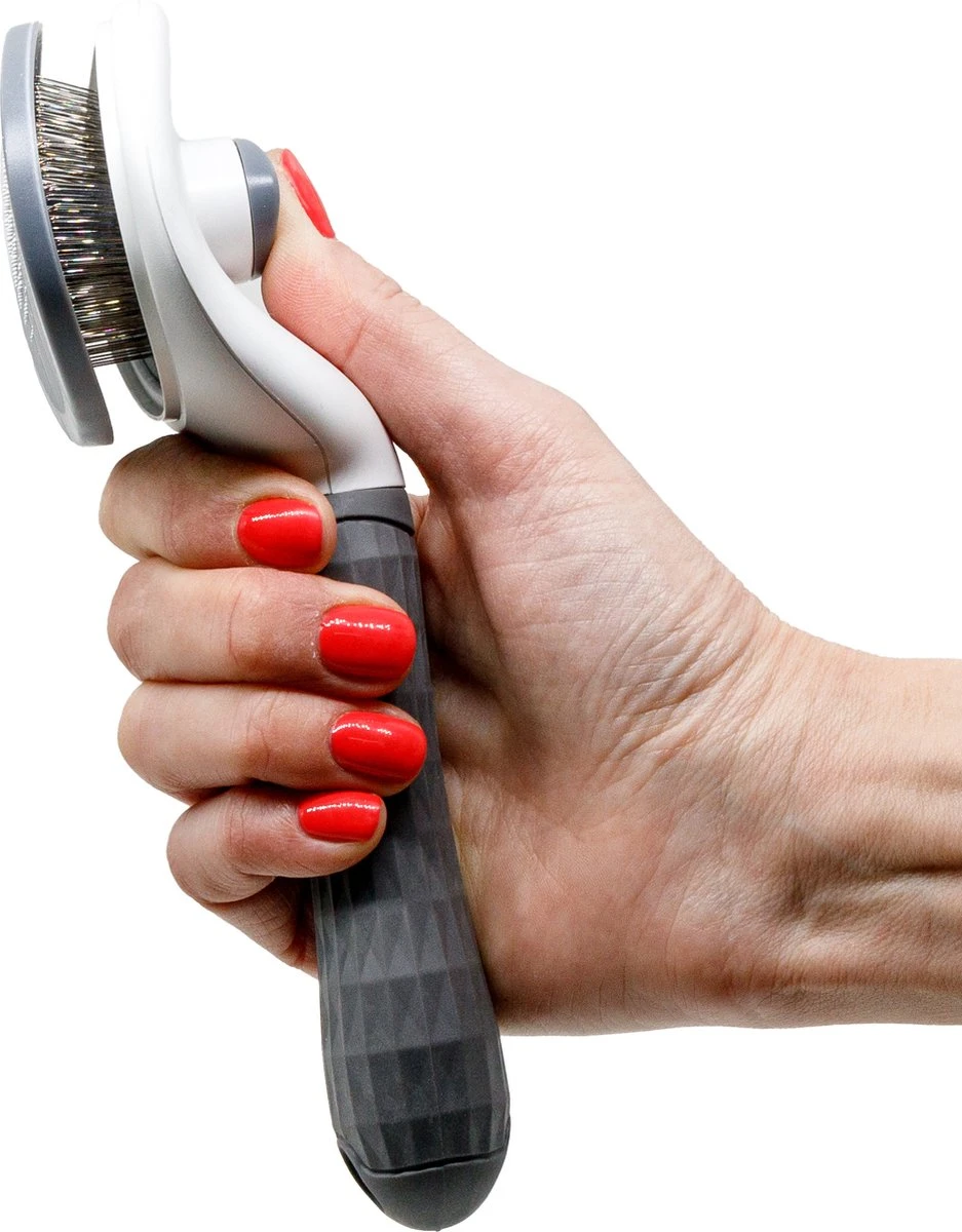 Lorell Pet Company Kattenborstel/Hondenborstel - Borstel Voor Langharig/kortharig -Hondenhaar En Kattenhaar Verwijderaar - Grijs 5 Lorell Pet Company Kattenborstel/Hondenborstel - Borstel Voor Langharig/kortharig -Hondenhaar En Kattenhaar Verwijderaar - Grijs - Afbeelding 5