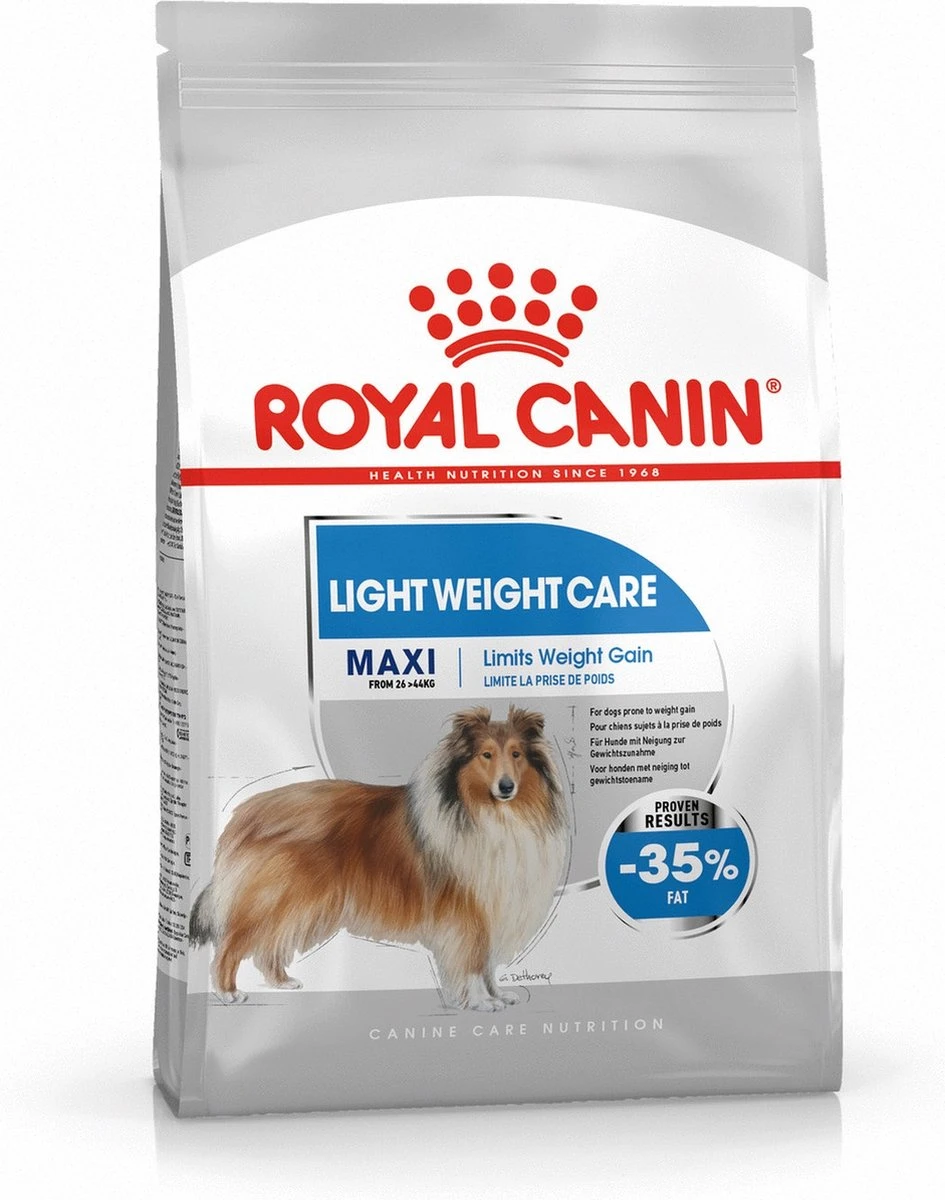Royal Canin Light Weight Care Maxi - Hondenvoer - 12 Kg 1 Royal Canin Light Weight Care Maxi - Hondenvoer - 12 Kg