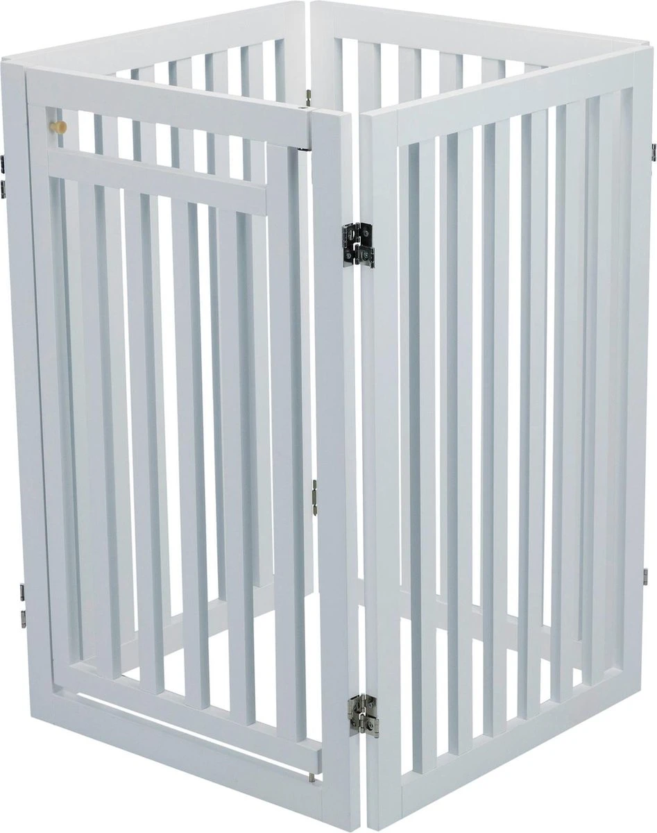 Trixie Hondenhek Met Deur Wit - 60-160 X 81 CM 7 Trixie Hondenhek Met Deur Wit - 60-160 X 81 CM - Afbeelding 7