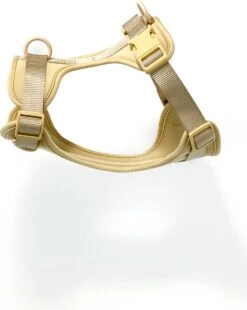 Pood Anti-Trek Hondentuig - Verstelbaar Stijlvol Hondenharnas - Y Tuig - XS Kleine Hond - Beige -Hondenbenodigdheden Korting 955x1200