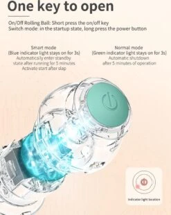 Merkloos Pecute® Elektrische Speelbal - Slimme Interactieve Zelfrollende Bal - Kat En Hond Speelgoed - Kattenspeelgoed - Blauw -Hondenbenodigdheden Korting 957x1200 2