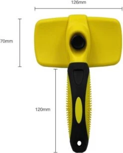 ElegaPet Hondenborstel Groen - Hondenhaar Verwijderen - Kat En Hondenkam - Slickerborstel Hond En Kat - Groomer - Ondervacht Kam Hond - Borstel Hond - Hondenborstel Langharig En Kortharig - Slickerborstel - Anti Klit/Knopen/Huidschilfers -Hondenbenodigdheden Korting 964x1200 1