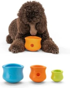 West Paw Toppl Zogoflex - Uitdagend En Sterk Speelgoed Voor Honden - Slowfeeder - Vulbaar Met Voer Of Snacks - Kleur: Groen, Maat: Large -Hondenbenodigdheden Korting 966x1200 3