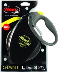 Flexi Giant Tape - Hondenriem - Zwart/Geel - L - 8 Meter - Voor Honden Tot 50 Kg -Hondenbenodigdheden Korting 969x1200 2