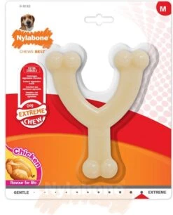 Nylabone Extreme Kauwbot Vorkbeen - Voor De Krachtigste Kauwers - Bizon Of Kipsmaak - S/M/L - Smaak: Bizon, Maat: Large -Hondenbenodigdheden Korting 969x1200 3