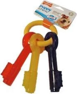 Nylabone Puppy Teething Key Flexible Geel&Blauw&Rood - Hondenspeelgoed - Wolf Tot 16kg -Hondenbenodigdheden Korting 974x1200 2