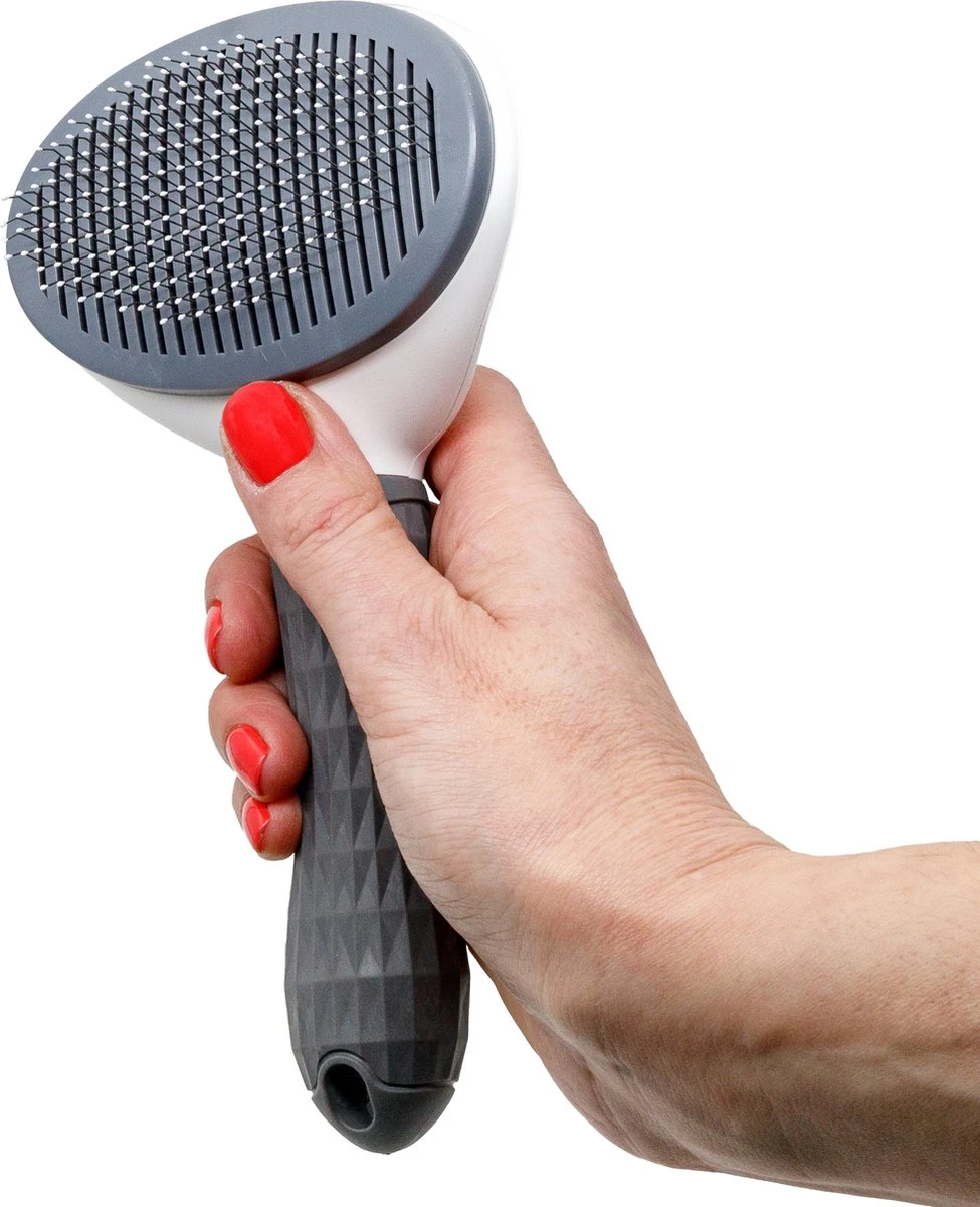 Lorell Pet Company Kattenborstel/Hondenborstel - Borstel Voor Langharig/kortharig -Hondenhaar En Kattenhaar Verwijderaar - Grijs 1 Lorell Pet Company Kattenborstel/Hondenborstel - Borstel Voor Langharig/kortharig -Hondenhaar En Kattenhaar Verwijderaar - Grijs