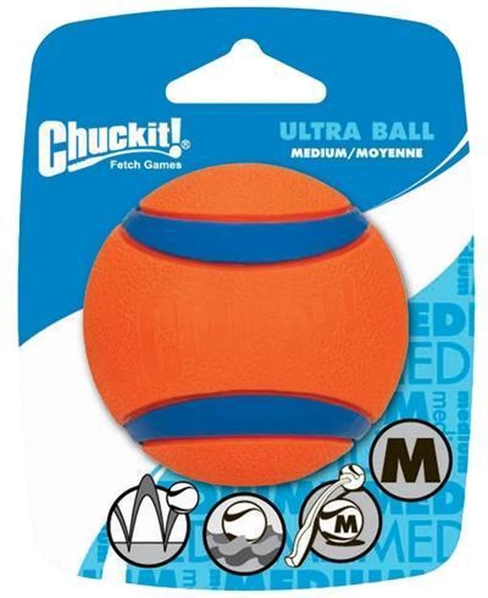Chuckit! Ultra Ball XL – Honden Speelgoed – Ø 9 Cm – Oranje/Blauw – Apporteerspeelgoed – 1-Pack 8 Chuckit! Ultra Ball XL – Honden Speelgoed – Ø 9 Cm – Oranje/Blauw – Apporteerspeelgoed – 1-Pack - Afbeelding 8