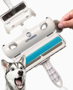 Luxgoods Huisdierhaar Verwijderaar - Blauw - Kunststof- Huisdierhaar Verwijderaar - Hondenhaar - Pluizenborstel