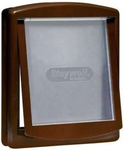 Petsafe 757 Hondenluik - Medium - Zilver/Tranparant -Hondenbenodigdheden Korting 990x1200 1