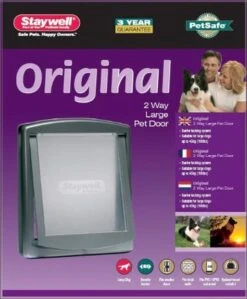 Staywell 777 Hondenluik - Large - Zilver/Tranparant -Hondenbenodigdheden Korting 991x1200 2