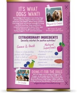 Edgard & Cooper Wild & Eend Blik - Voor Volwassen Honden - Hondenvoer - 12 X 400g -Hondenbenodigdheden Korting 996x1200 7