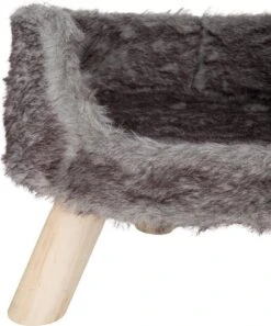 District 70 NORDIC - Luxe Kattenmand Op Pootjes - 40x30x25cm In Silver - Silver -Hondenbenodigdheden Korting 998x1200 3